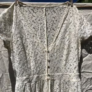 [UNBRANDED] - maxi lace dress or coverup